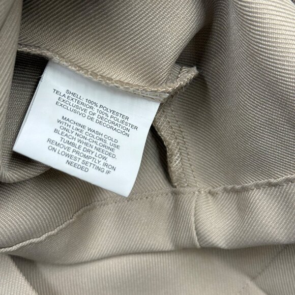 IZOD Approved Schoolwear Sleeveless Jumper Dress Uniform Girls 14 Khaki NEW - Picture 7 of 11